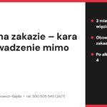 Jazda na zakazie – kara za prowadzenie mimo zakazu