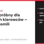 Okres próbny dla nowych kierowców – zero promili